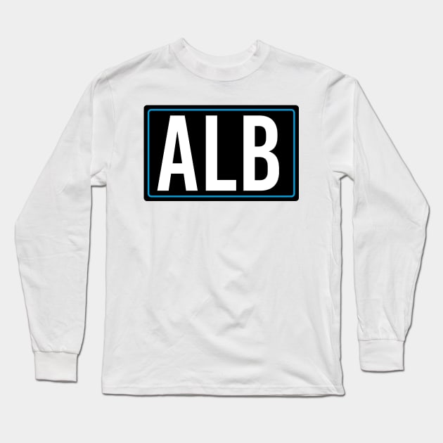 Alexander Albon - Driver Tag Long Sleeve T-Shirt by GreazyL